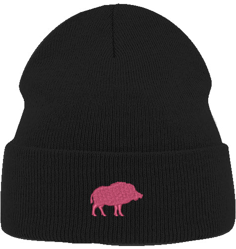 Organic Beanie - Wildschwein pink