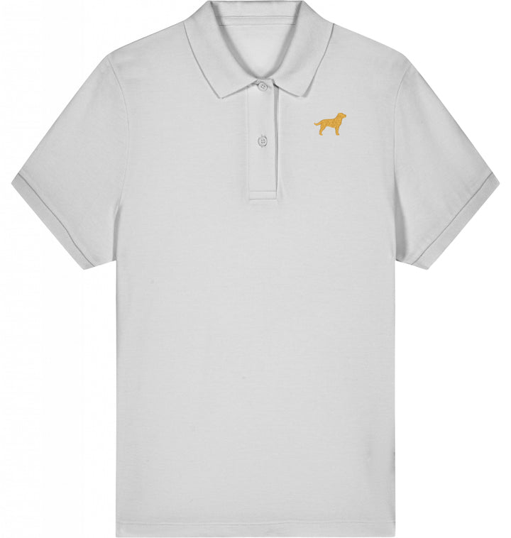 Lab love yellow - Organic Polo Shirt Ladies Style