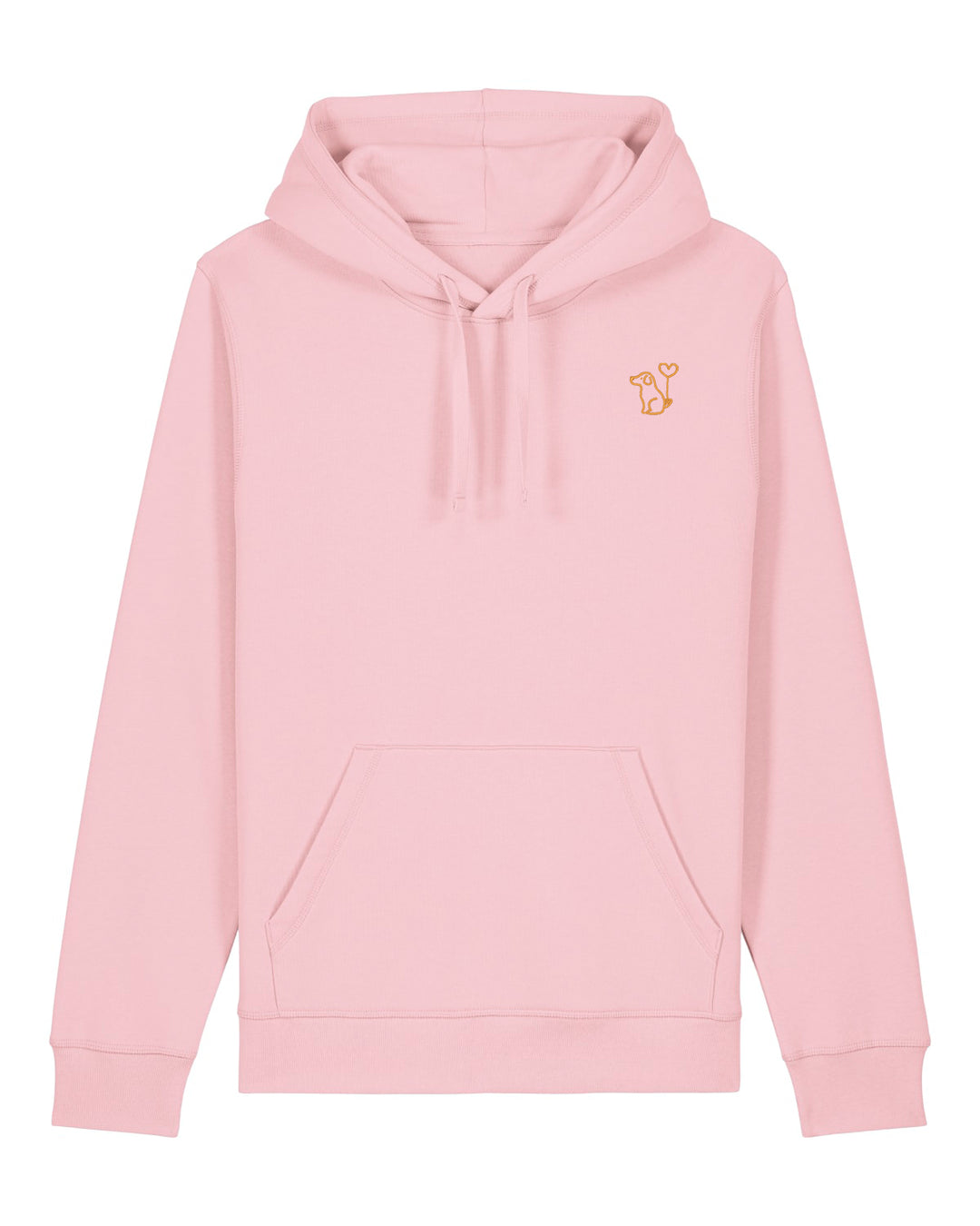 Hoodie Damen Organic Art Dog gold