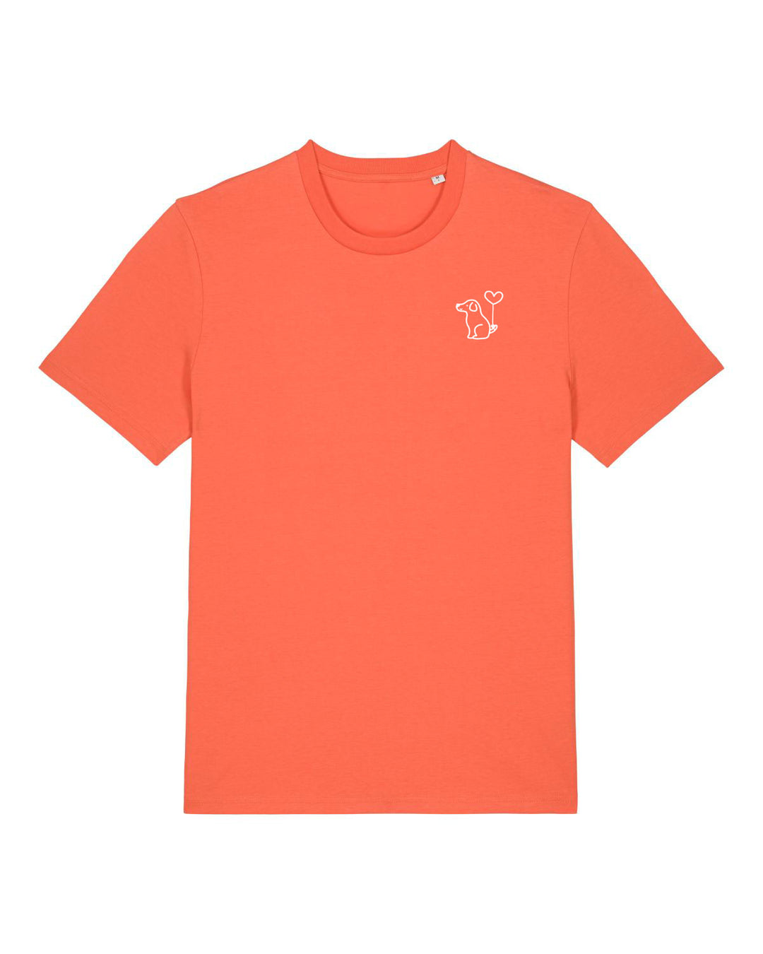 Art Dog White - Organic T-Shirt (Stick)