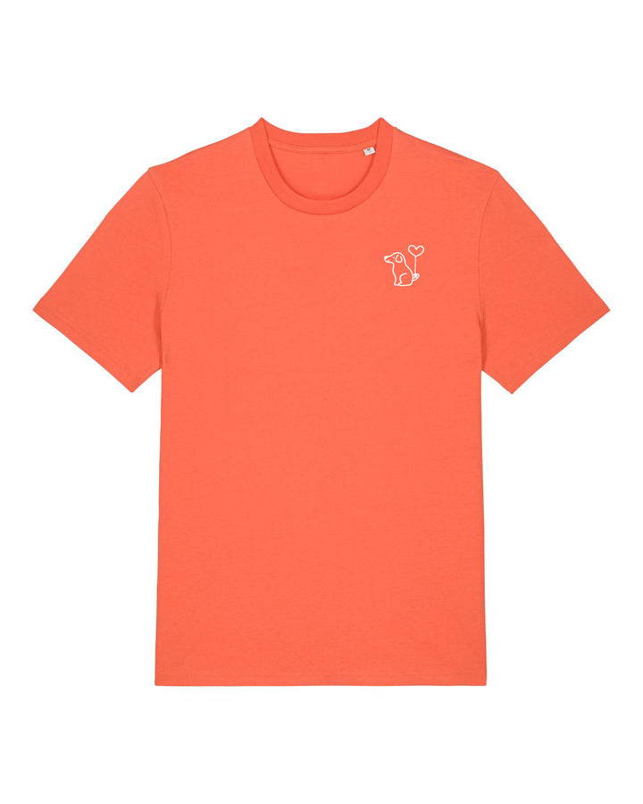 Art Dog White - Organic T-Shirt (Stick)