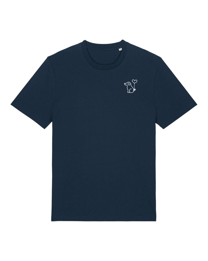 Art Dog White - Organic T-Shirt (Stick)