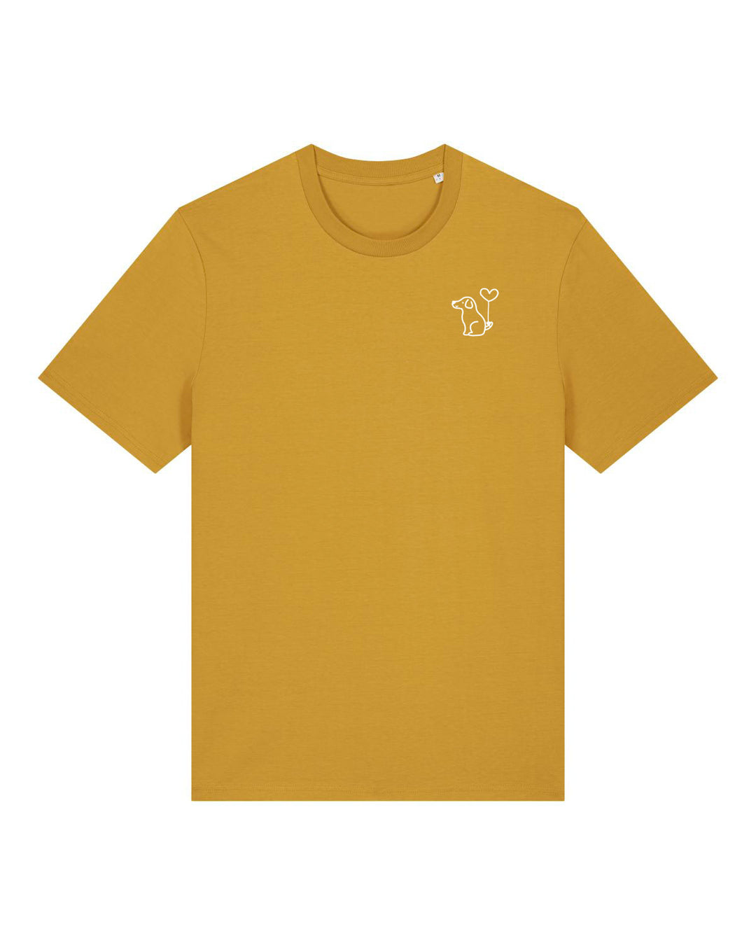 Art Dog White - Organic T-Shirt (Stick)