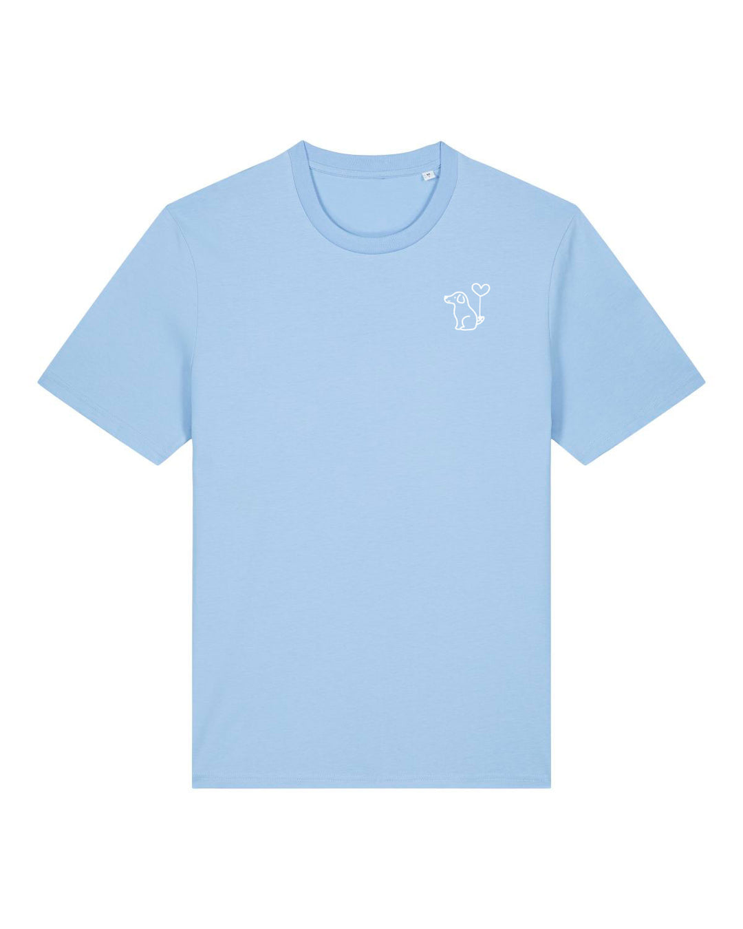 Art Dog White - Organic T-Shirt (Stick)