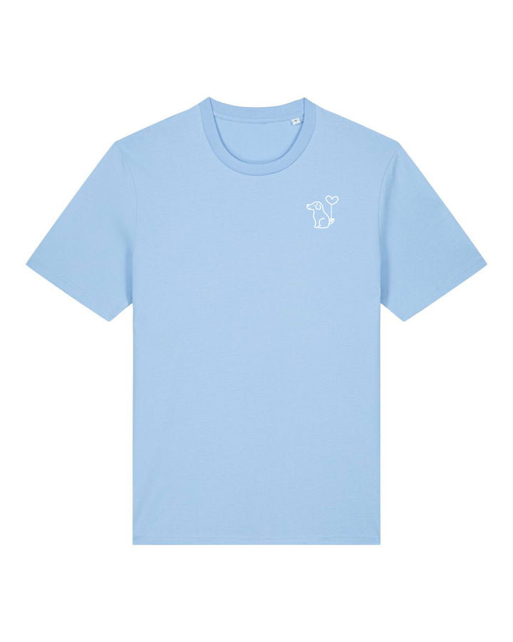 Art Dog White - Organic T-Shirt (Stick)