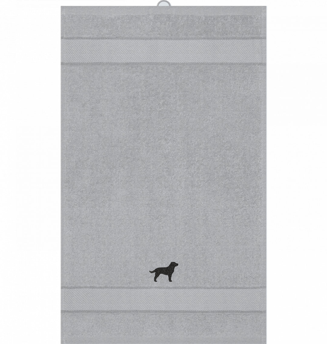 Lab love black - Gästehandtuch