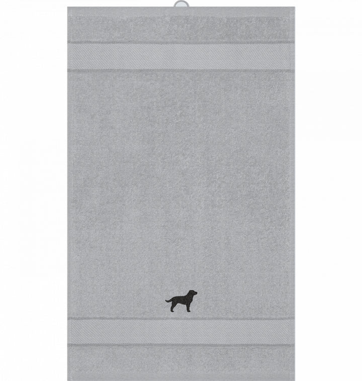 Lab love black - Gästehandtuch