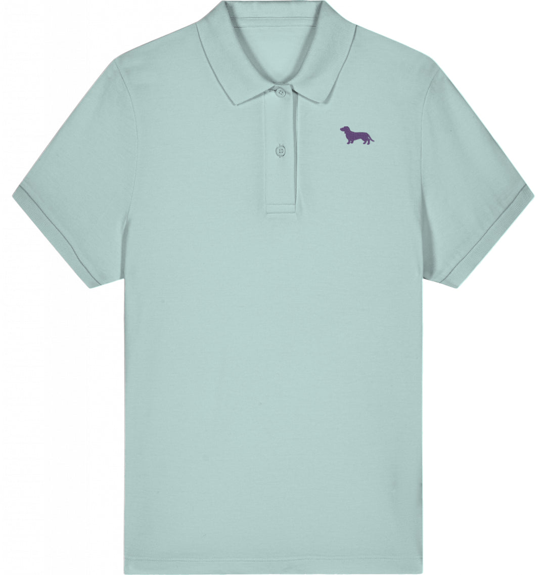 Dachshund Love - Organic Polo Shirt Ladies Style