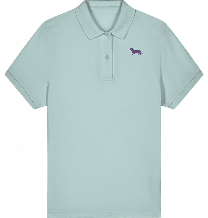 Dachshund Love - Organic Polo Shirt Ladies Style