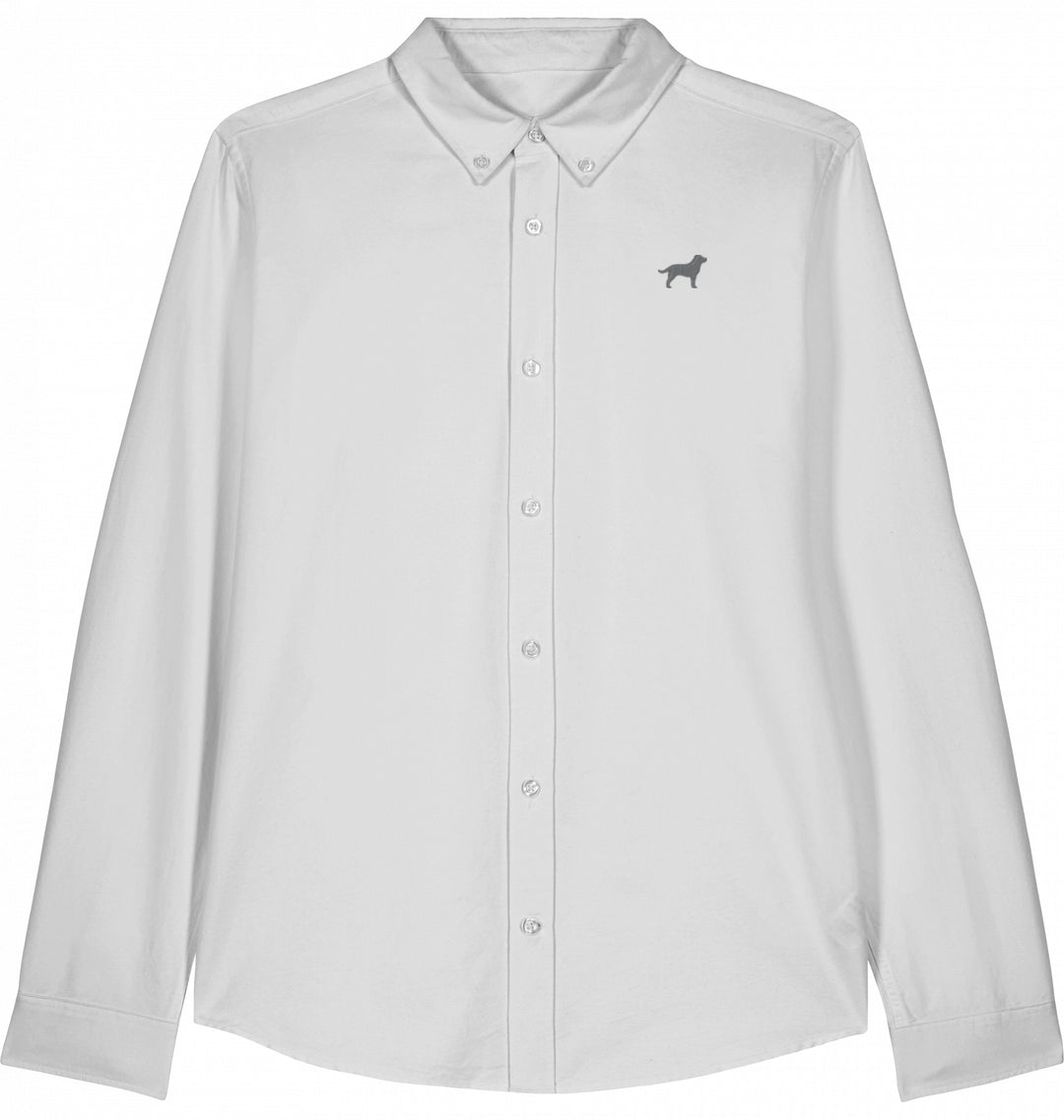 Oxford Bluse Damen Labrador silber