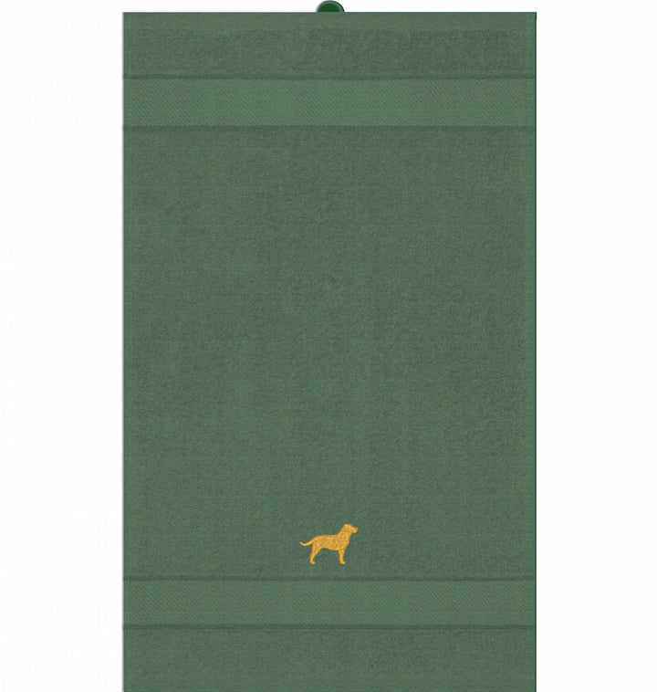 Lab love yellow - Gästehandtuch