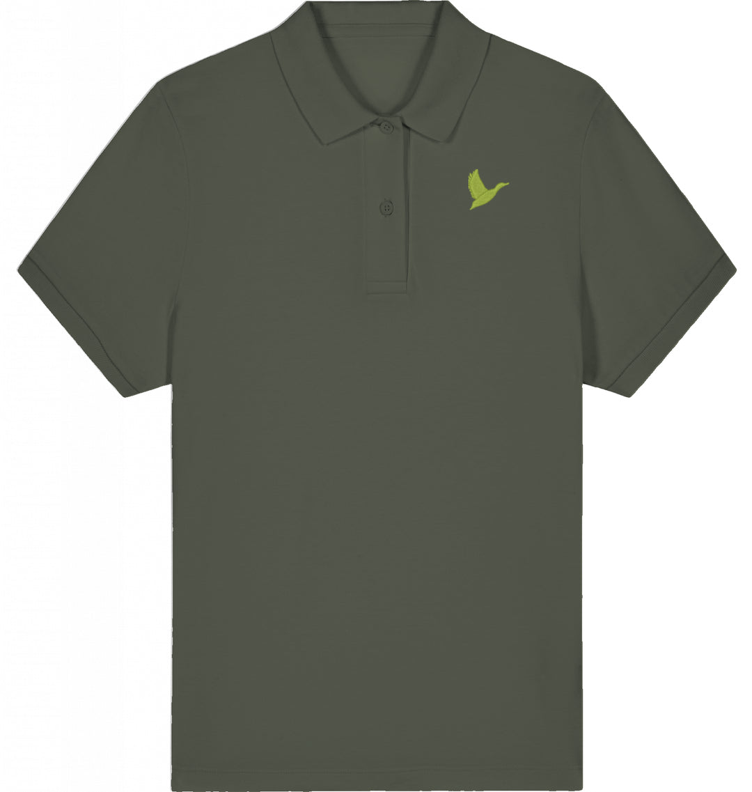 Polo Shirt Damen Organic Ente grün