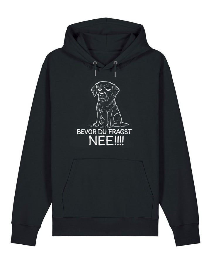 Bevor du fragst - Organic hoodie