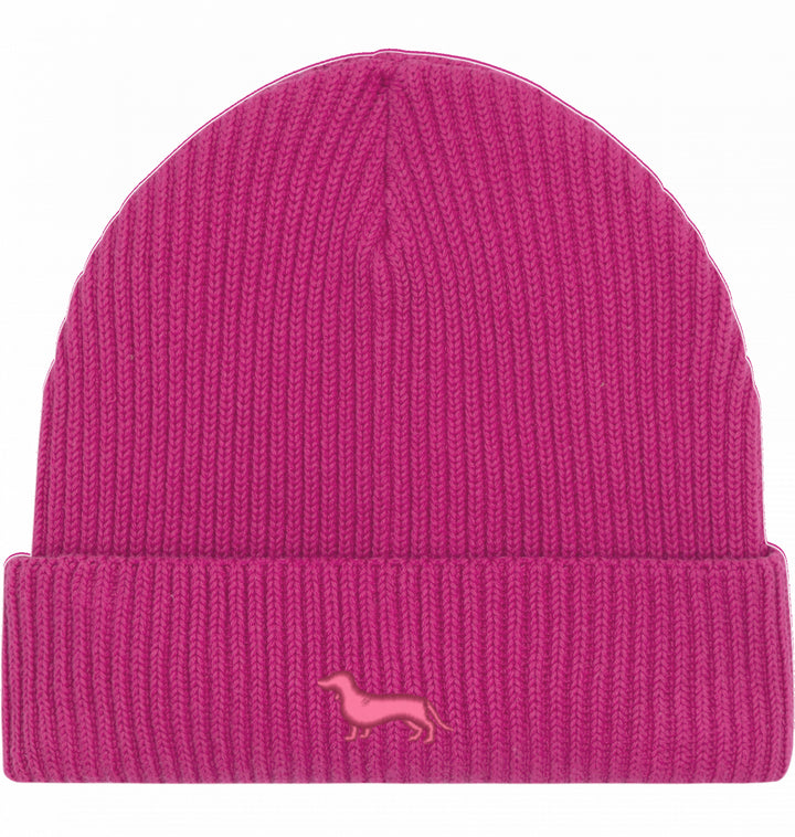 Fisherman Beanie organic - Dackel pink