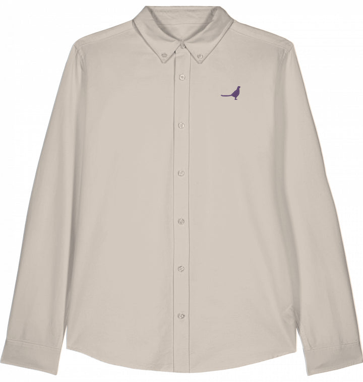 Oxford Bluse Damen - Fasan lila