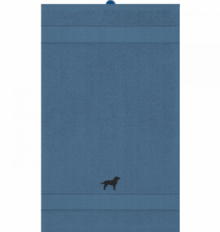 Lab love black - Gästehandtuch