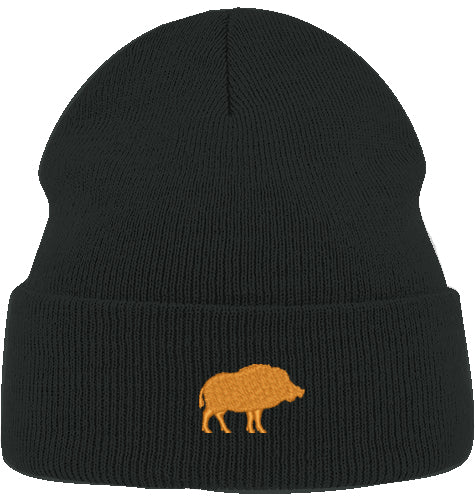 Organic Beanie - Wildschwein Orange