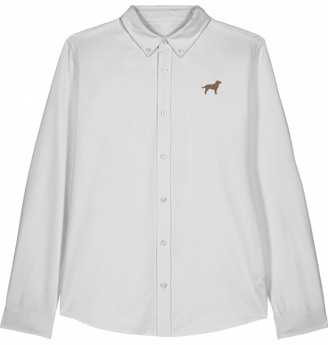 Lab Love chocolate - Damen Oxford Shirt Organic
