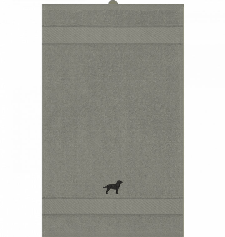 Lab love black - Gästehandtuch