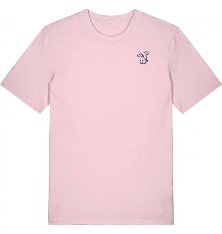 Art Dog Blue- Organic T-Shirt