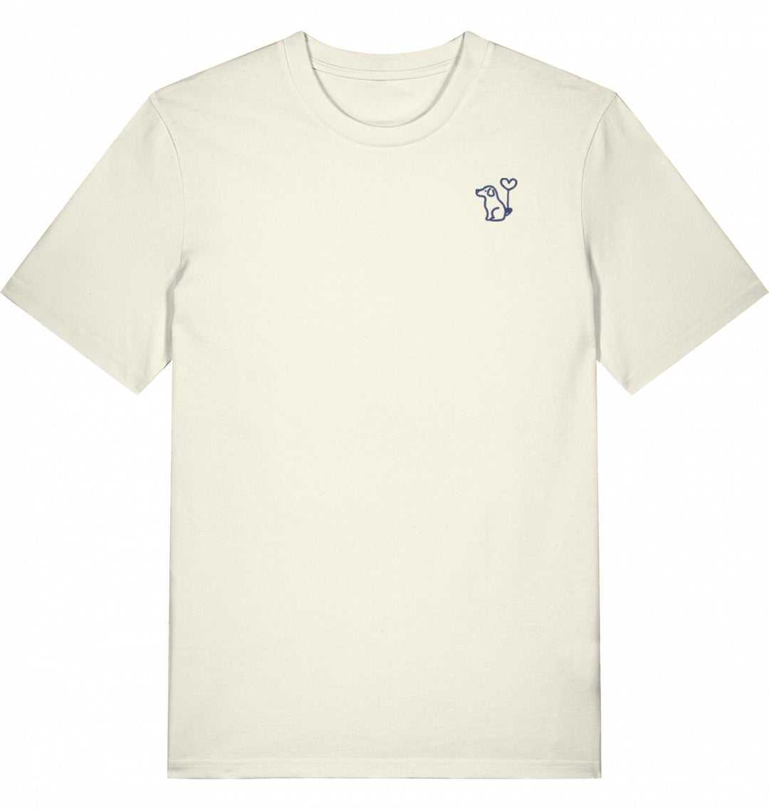 Art Dog Blue- Organic T-Shirt