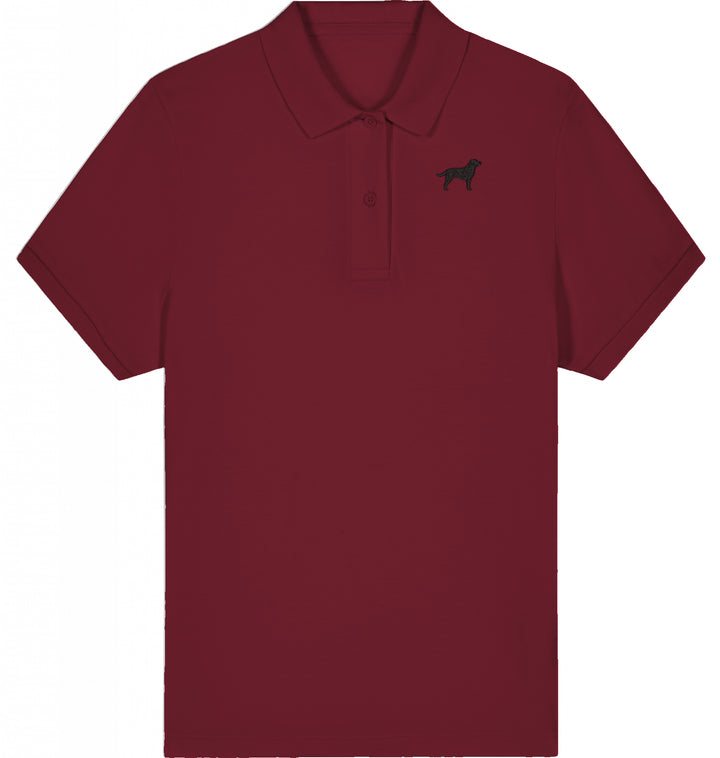 Lab love black- Organic Polo Shirt Ladies Style