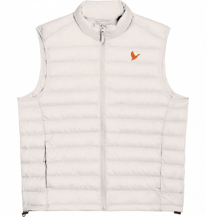 Let me fly Orange- Herren Daunenweste Organic