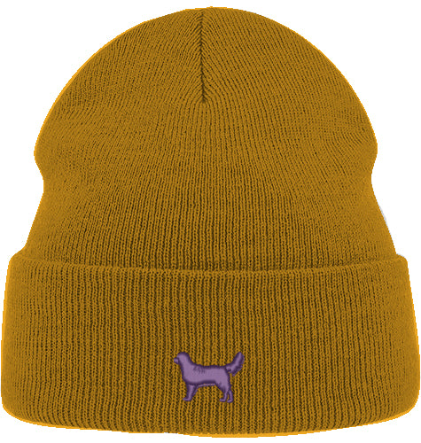 Beanie Organic - Golden Retriever lila