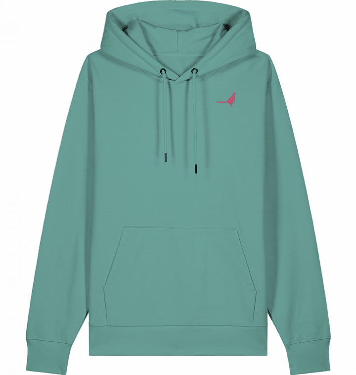 Fasan Love pink - Organic Hoodie