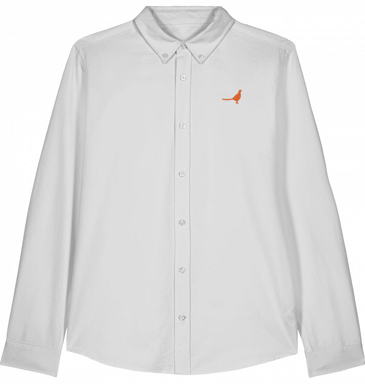 Orange Fasan - Damen Oxford Shirt Organic