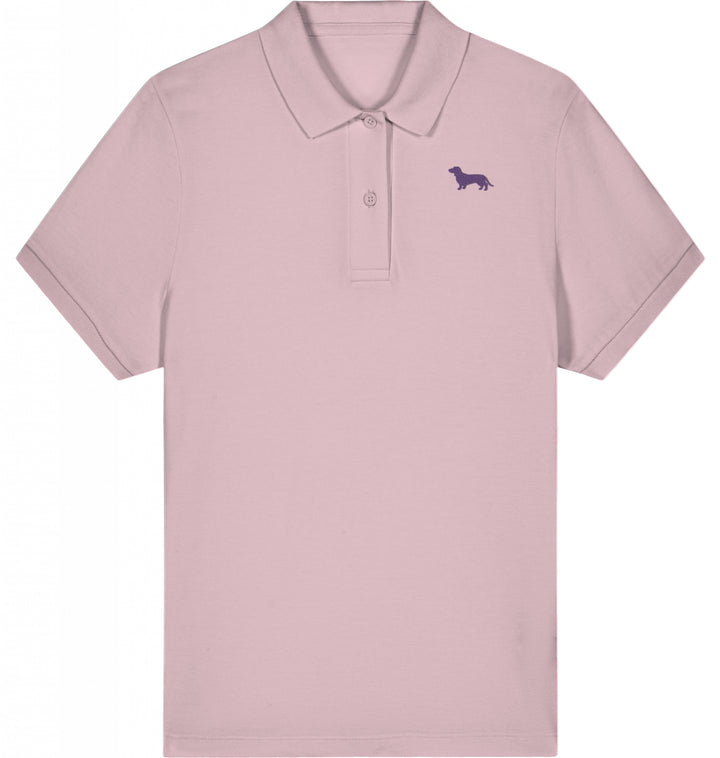 Dachshund Love - Organic Polo Shirt Ladies Style