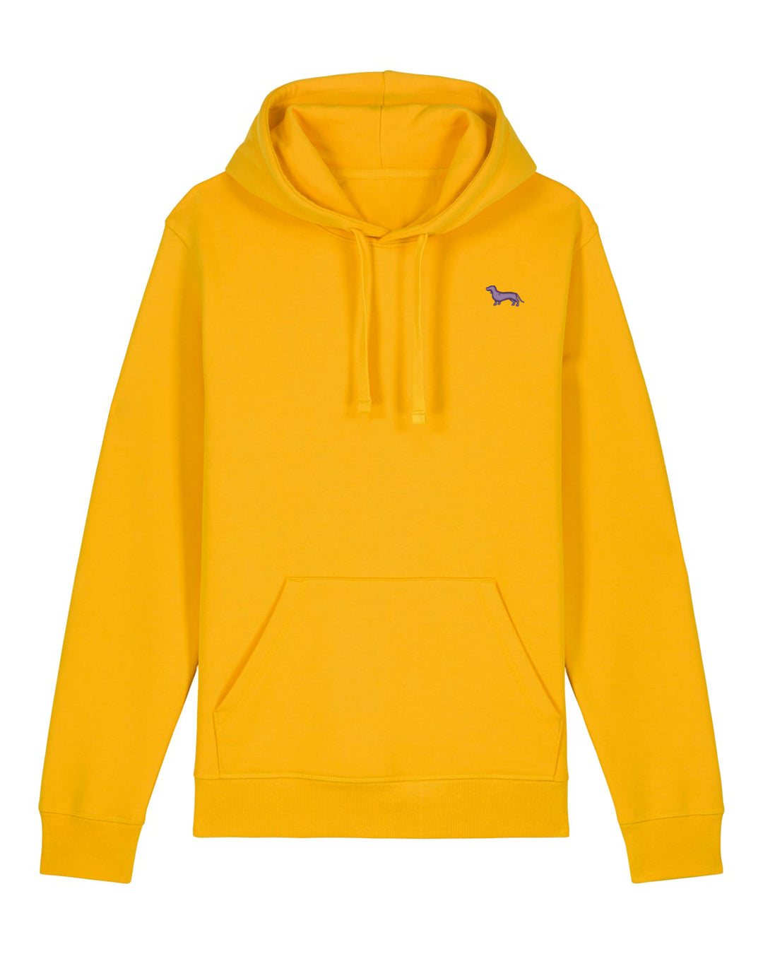Hoodie Damen Organic Dackel lila