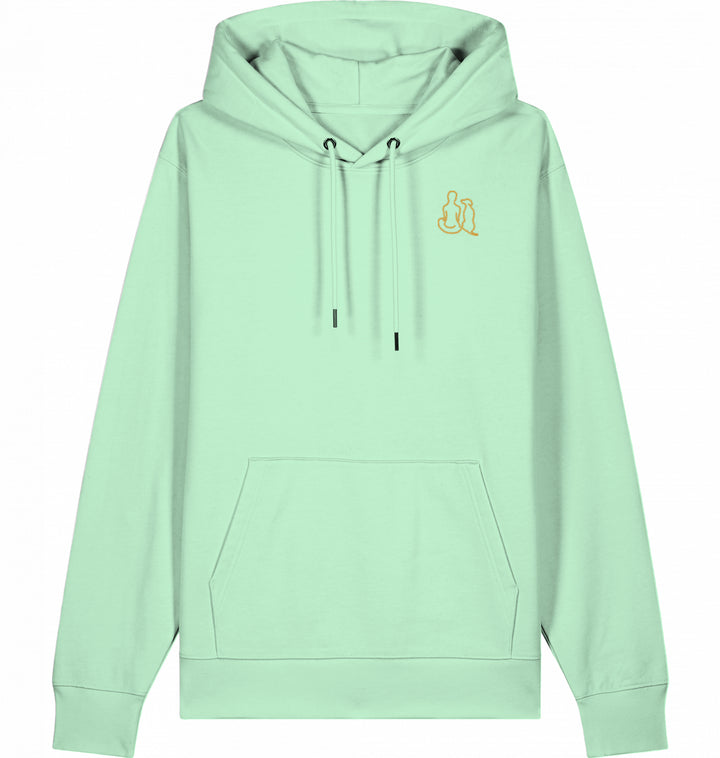 Side by Side yellow - Organic Hoodie