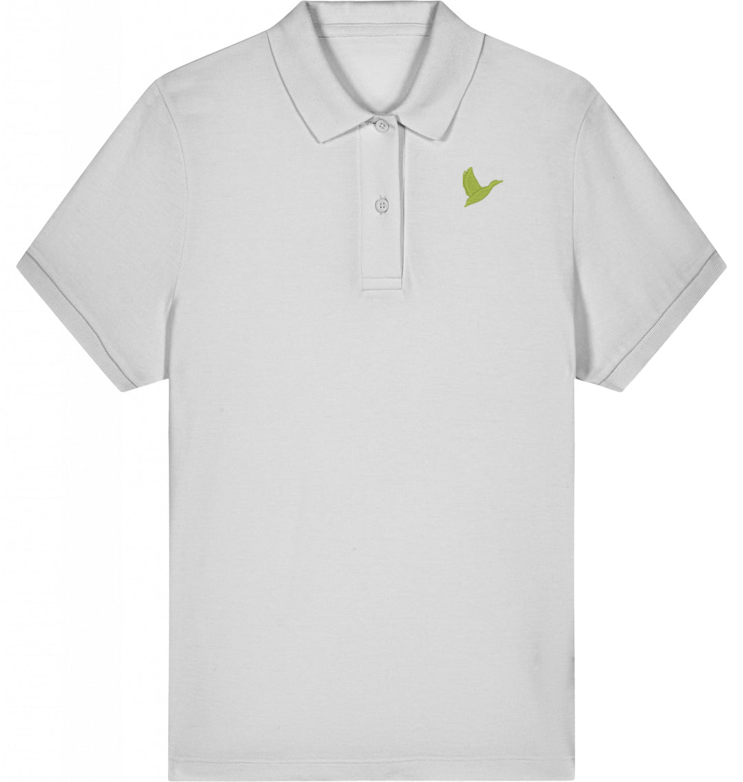 Polo Shirt Damen Organic Ente grün