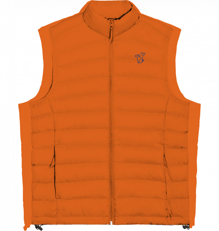 Art Dog Blue - Damen Daunenweste Organic