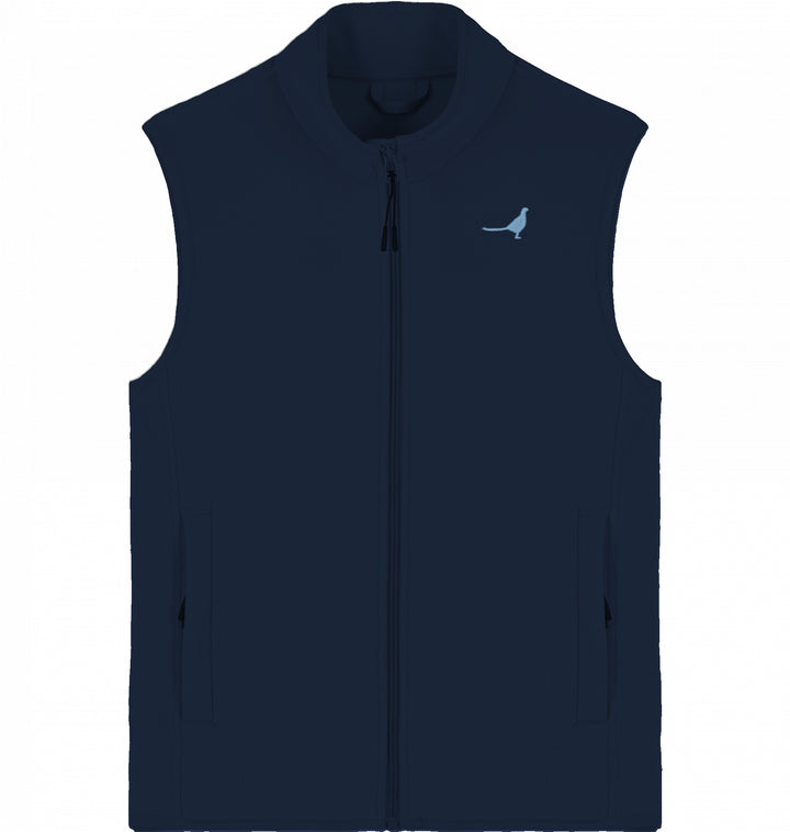 Fleeceweste Organic - Fasan blau