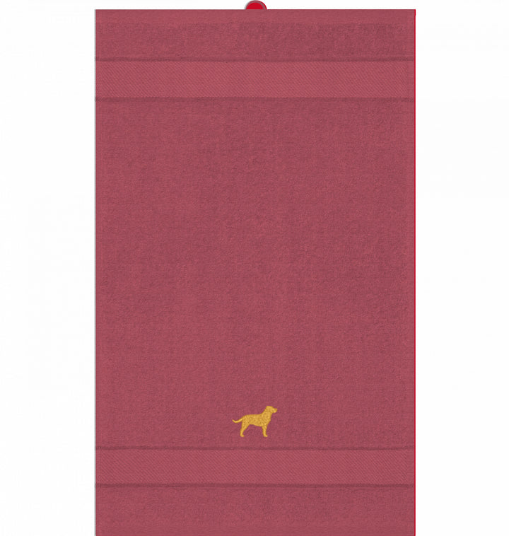 Lab love yellow - Gästehandtuch