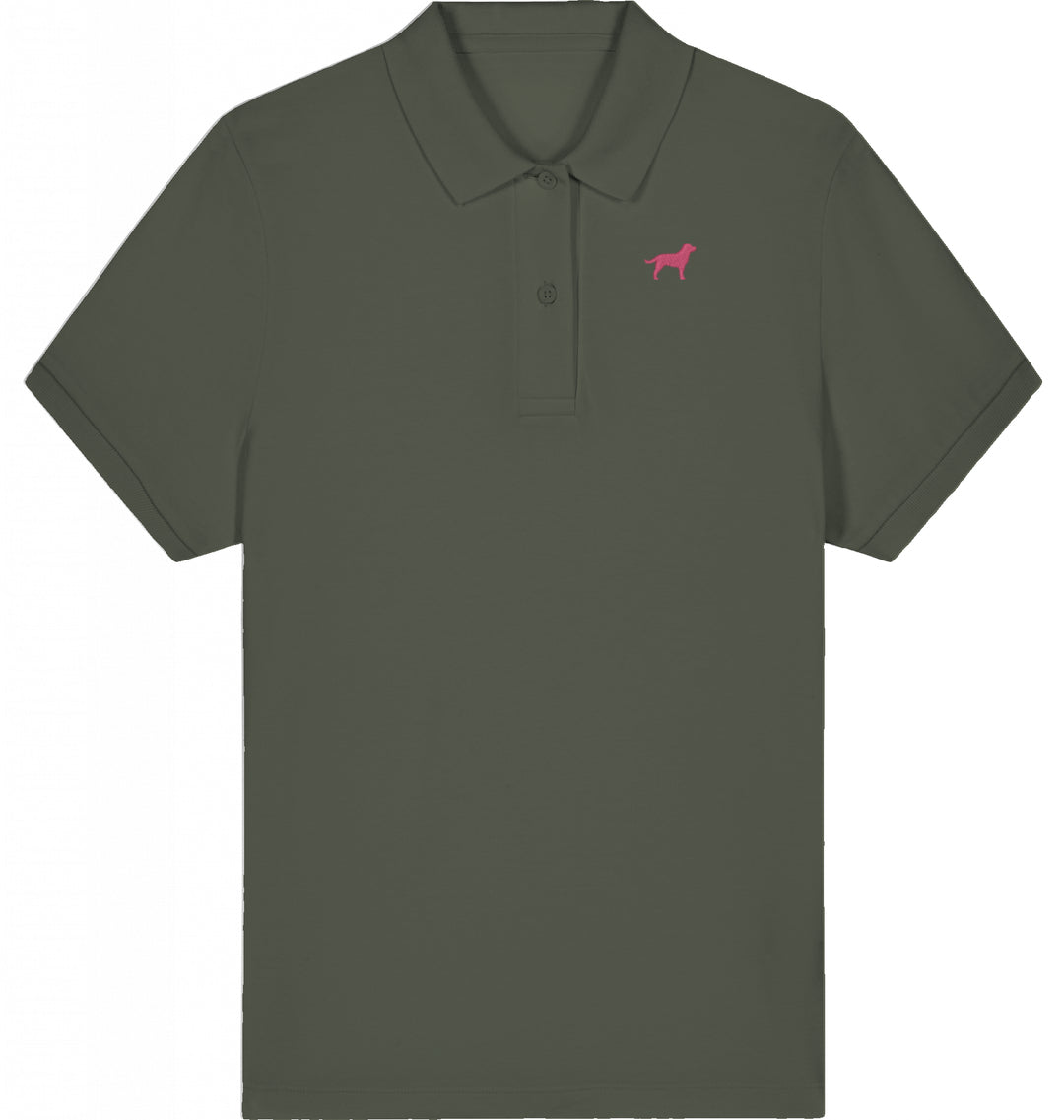 Polo Shirt Damen Organic Labrador pink