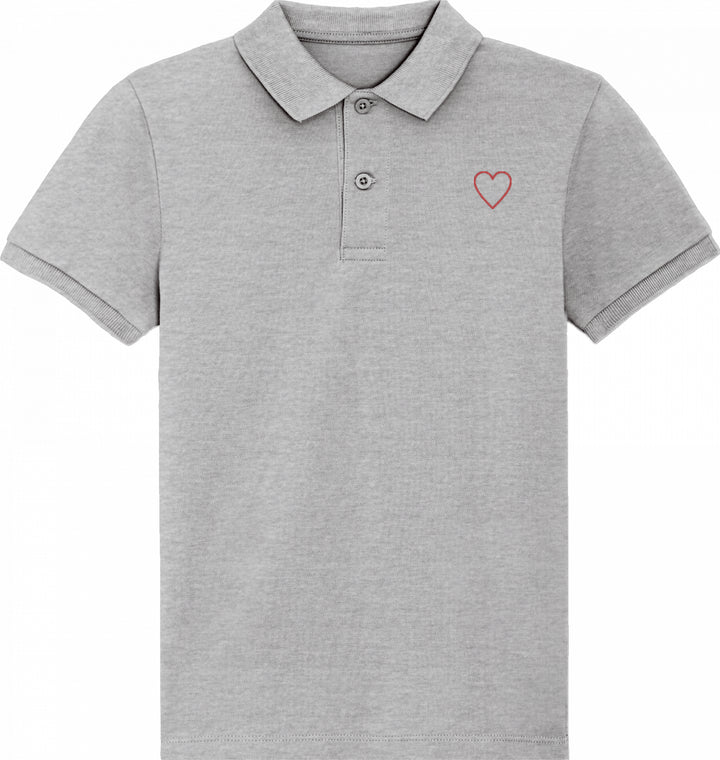 Love in light lines - Organic Polo Kids