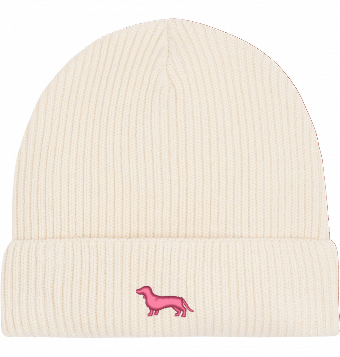 Fisherman Beanie organic - Dackel pink