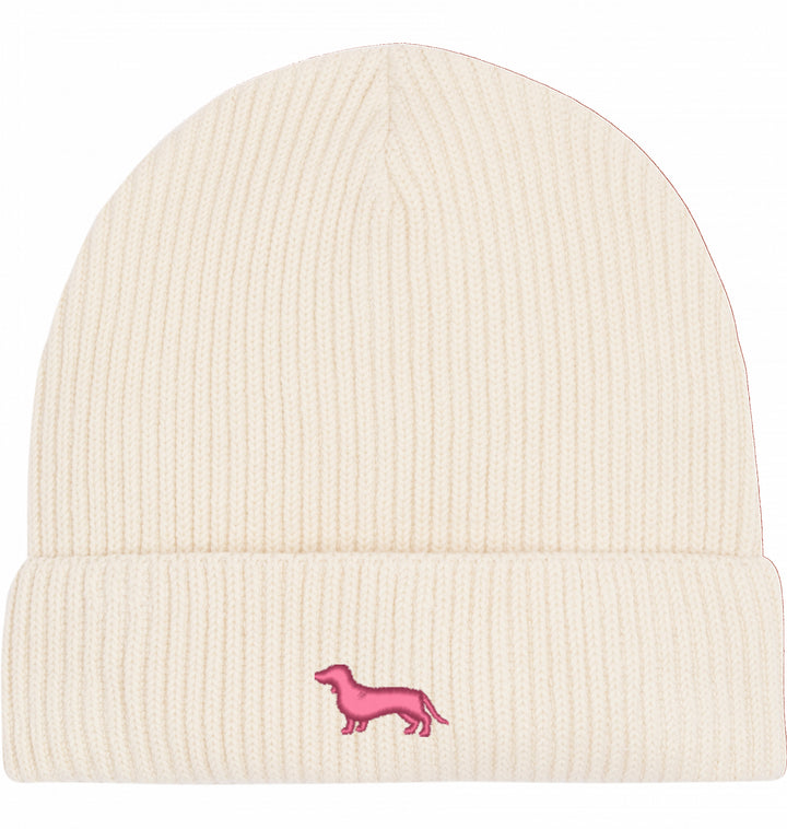 Fisherman Beanie organic - Dackel pink