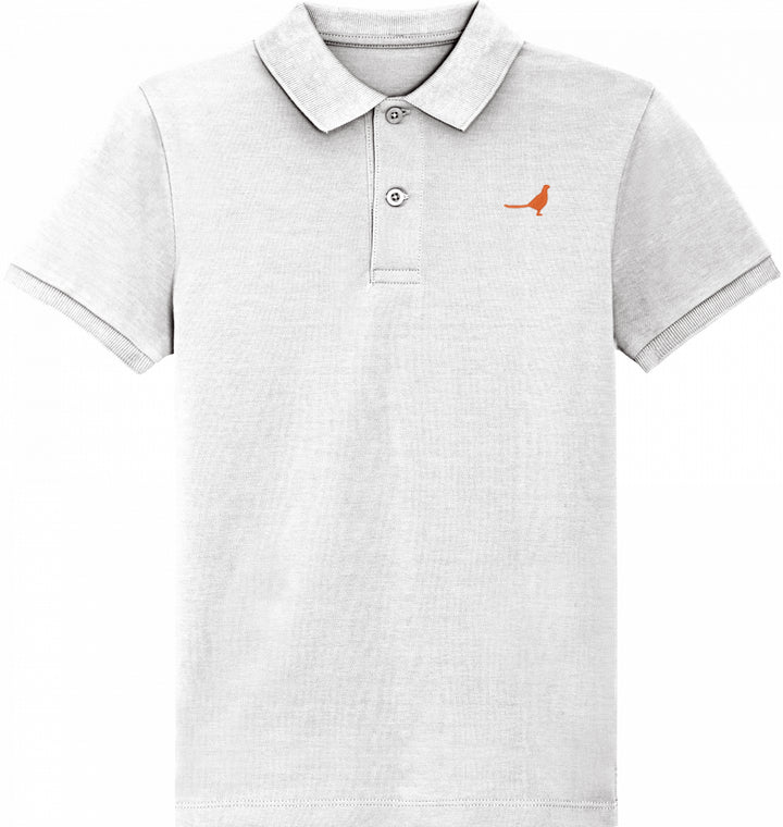 Fasan Love Orange - Organic Polo Kids