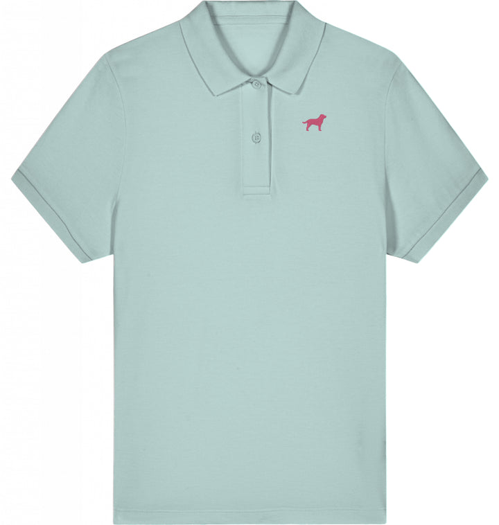 Polo Shirt Damen Organic Labrador pink