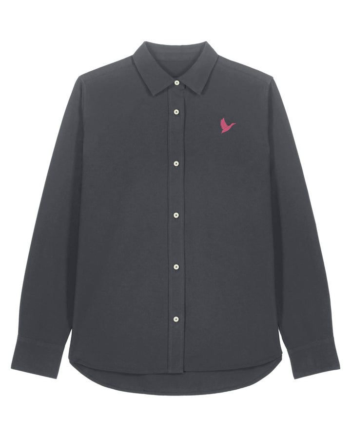 Oxford Bluse Damen - Ente pink