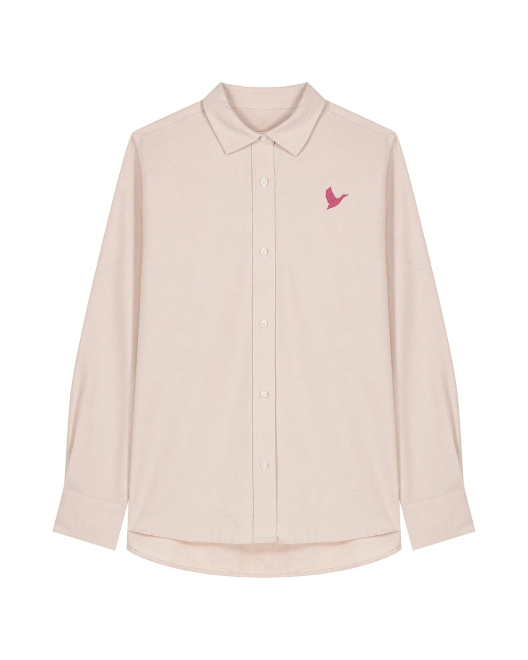 Oxford Bluse Damen - Ente pink