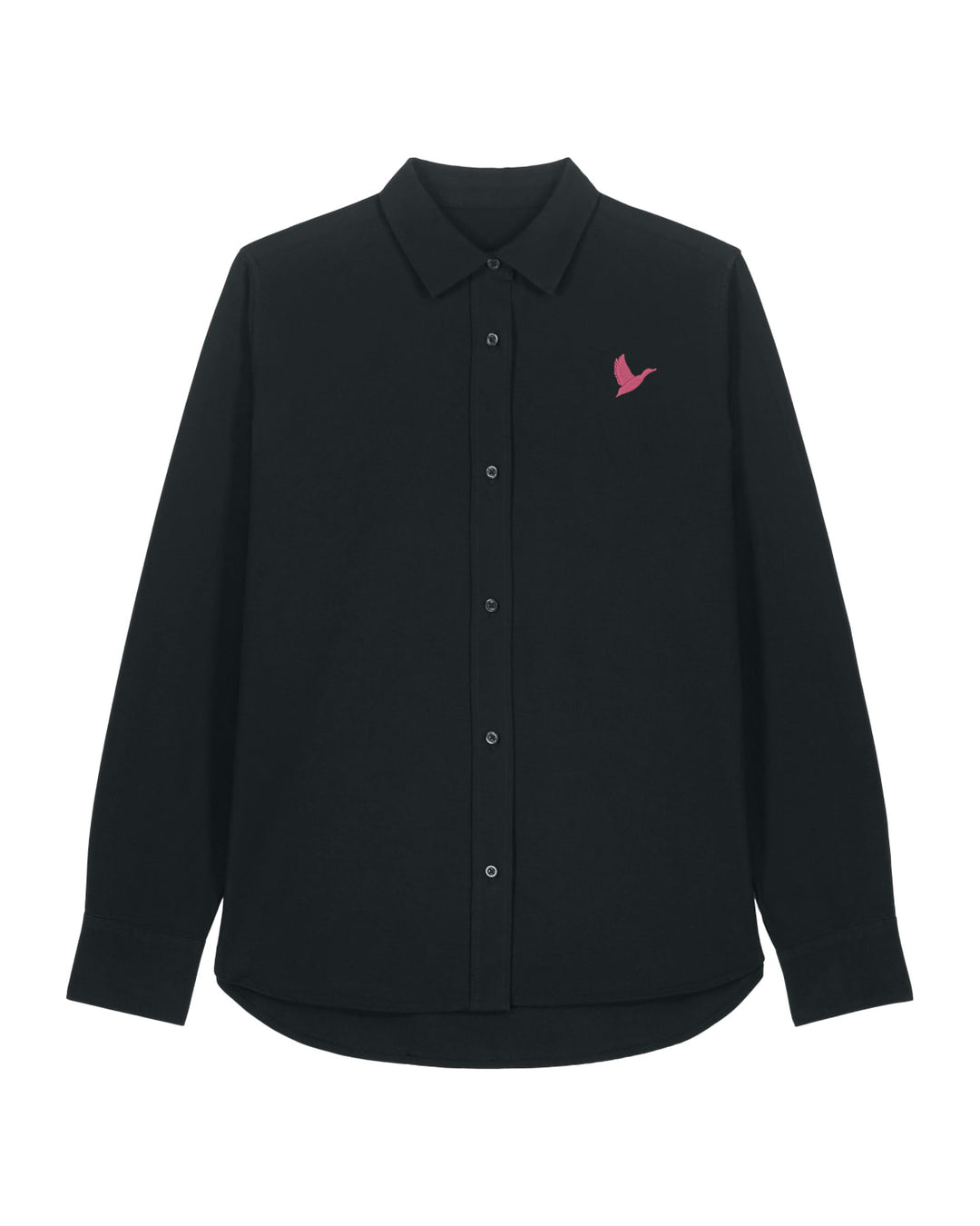 Oxford Bluse Damen - Ente pink