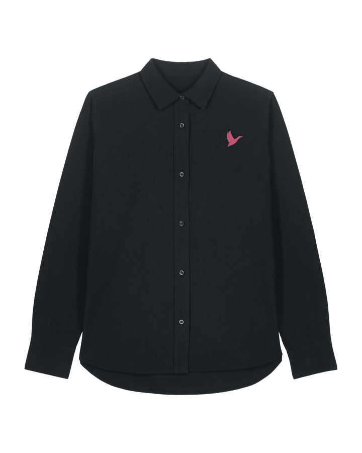 Oxford Bluse Damen - Ente pink