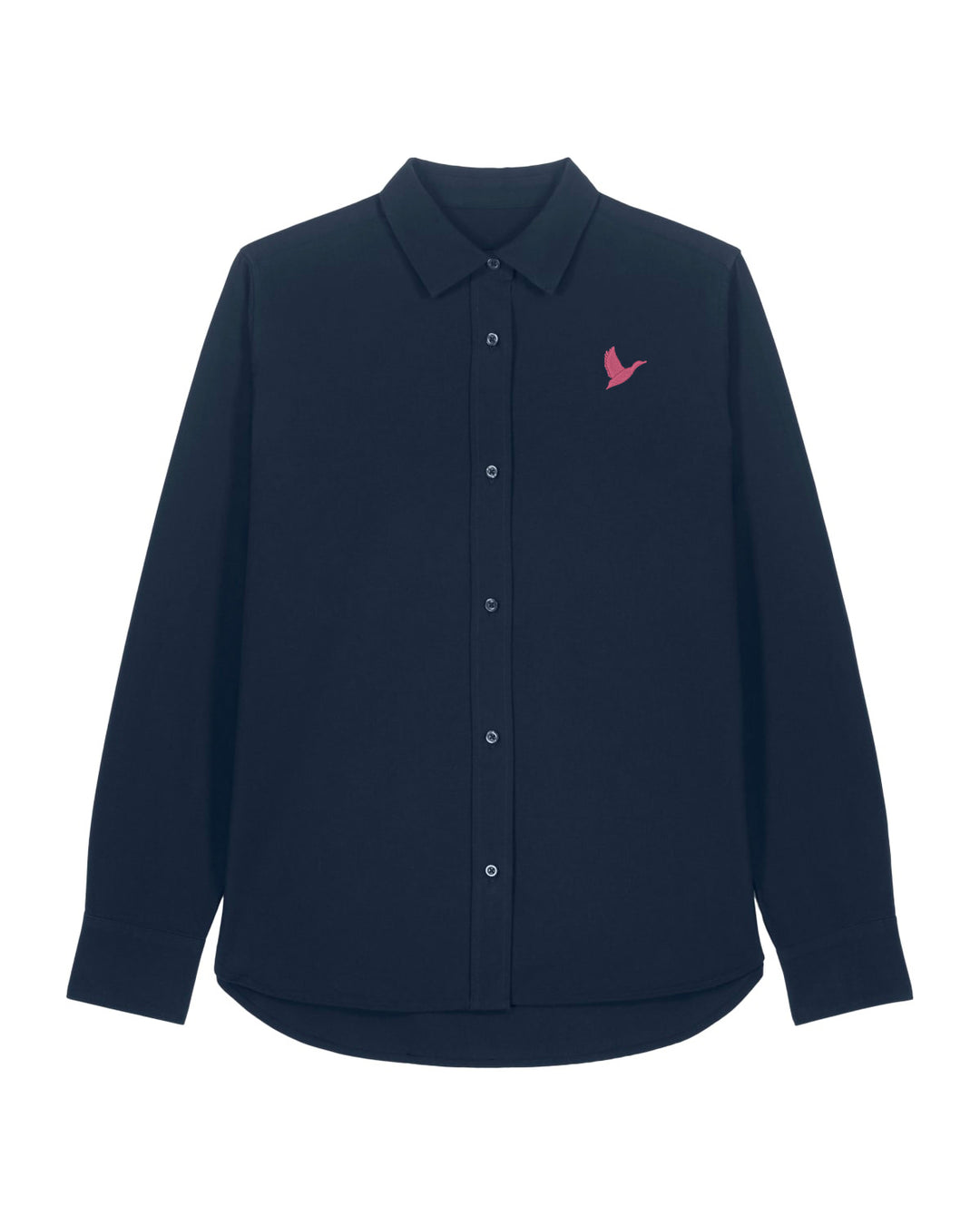 Oxford Bluse Damen - Ente pink