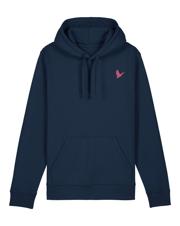 Hoodie Damen Organic Ente pink
