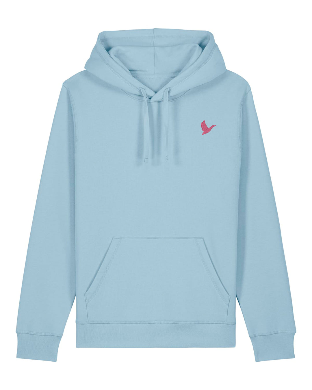 Hoodie Damen Organic Ente pink